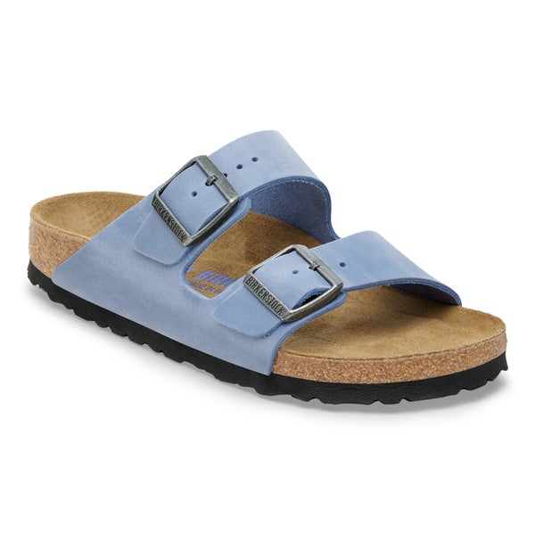 Birkenstock  Arizona Natural Leather Oiled, Elemental Blue, Soft Footbed, kapea